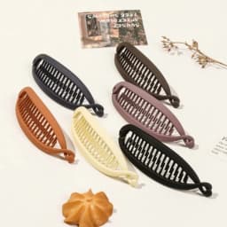 MutliColor Banana Hair Clip French Banana Clip Hair Comb for Women Hair Styling Accessories Fishtail HairPin for Thick Thin Hair