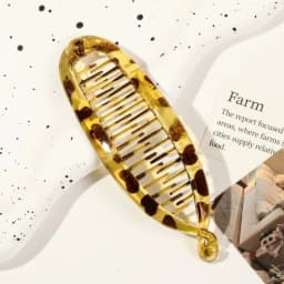 MutliColor Banana Hair Clip French Banana Clip Hair Comb for Women Hair Styling Accessories Fishtail HairPin for Thick Thin Hair