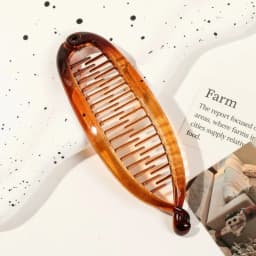 MutliColor Banana Hair Clip French Banana Clip Hair Comb for Women Hair Styling Accessories Fishtail HairPin for Thick Thin Hair