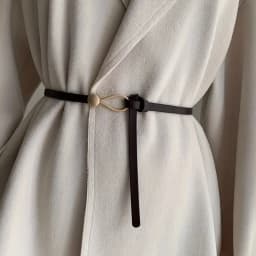 No-hole Knotted Belt Vintage PU Leather Waistband Solid Color Vintage Decorative Belts Thin Dress Girdle For Women