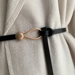 No-hole Knotted Belt Vintage PU Leather Waistband Solid Color Vintage Decorative Belts Thin Dress Girdle For Women