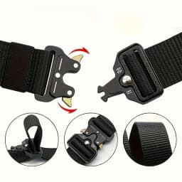 Men's Belt Outdoor Hunting Tactical Mens Belt Multifunctional Combat Survival High Quality Canvas Nylon Mens Belt Sport Belt