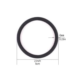 20/50/100PCS/SET Black Nylon Basic Hair Ring Elastic Hair Bands For Women Girls Hair Tie Scrunchie Rubber Bands Hair Accessories