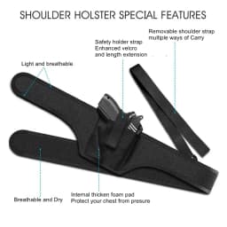 Shoulder Hanging Waist Invisible Holster Outdoor Tactical Belt for women and men