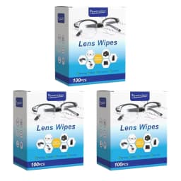 100Pcs/1-5Box Glasses Cleaner Wet Wipe Disposable Anti Fog Misting Dust Remover Cleaning Lens Wipes Sunglasses Phone Screen