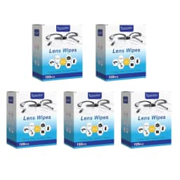 100Pcs/1-5Box Glasses Cleaner Wet Wipe Disposable Anti Fog Misting Dust Remover Cleaning Lens Wipes Sunglasses Phone Screen