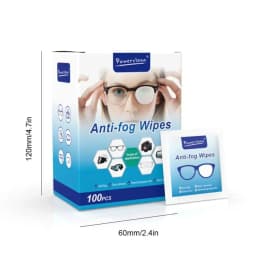 100Pcs/1-5Box Glasses Cleaner Wet Wipe Disposable Anti Fog Misting Dust Remover Cleaning Lens Wipes Sunglasses Phone Screen