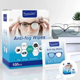 100Pcs/1-5Box Glasses Cleaner Wet Wipe Disposable Anti Fog Misting Dust Remover Cleaning Lens Wipes Sunglasses Phone Screen