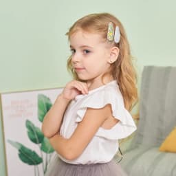 New 5Pcs BB Clips Set for Kids Hair Accessories Sweet Printe Hairbangs Hairclip Girls Barrette Ins Style Daisy Hairpin Ornaments