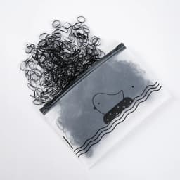 1000 Pcs/Pack Colour Children Disposable Rubber Band Black Transparent High Elasticity No Harm to Hair Accessories Headband