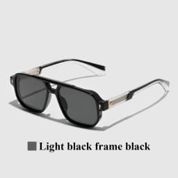 Retro 2026 Transparent Frame Sunglasses for Men and Women luxury brand designer UV400 Protection, Stylish for Driving & Outdoors