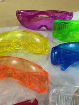 Vibrant Color Decorative Sunglasses Stylish Eye Protection Glasses for Costume, Festivals and Outdoor Activities