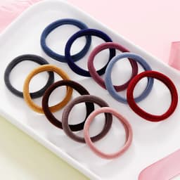 100PCS/Set Women Girls 4.0CM Colorful Nylon Elastic Hair Bands Ponytail Hold Hair Tie Rubber Bands Scrunchie Hair Accessories