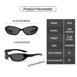 Fashion Cycling Sunglasses Retro Sport Fishing Glasses Men Women Lightweight Driving Cycling Running UV400 Sun Glasses