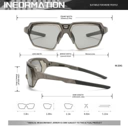 New Polarized Sunglasses for Men - Blue Mirror Yellow Tint Lens, Adjustable Nose Pads, UV400 for Sunny & Cloudy Days, Driving,
