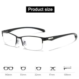 Progressive Multifocal Reading Glasses Men Half Photochromic Anti Blue Light Eyeglasses Multifunctional Near Far Dual Purpose