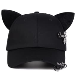 Unisex Cat Ear Pin Love Baseball Caps Spring Autumn Outdoor Adjustable Casual Hats Sunscreen Hat Sports Cap