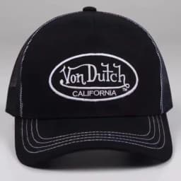 Casual fashion VON Baseball Cap Breathable shade Alphabet embroidery Sunblock Mesh Embroidered DUTCH Trucker Hat