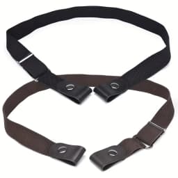 1pc No Buckle Elastic Waist Belt, Stretch Adjustable Belt for Jeans Dresses, Invisible Comfort Belt for Women Men, Belts