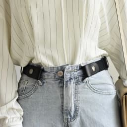1pc No Buckle Elastic Waist Belt, Stretch Adjustable Belt for Jeans Dresses, Invisible Comfort Belt for Women Men, Belts