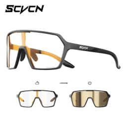 2026 SCVCN New Photochromic Sunglasses for Men Cycling Glasses UV400 Women Driving Glasses MTB Road Bike Sports Eyewear Running