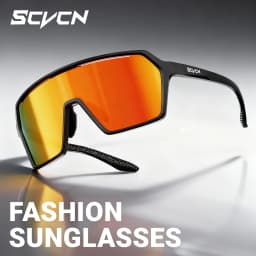 2026 SCVCN New Photochromic Sunglasses for Men Cycling Glasses UV400 Women Driving Glasses MTB Road Bike Sports Eyewear Running