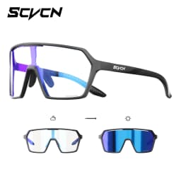 2026 SCVCN New Photochromic Sunglasses for Men Cycling Glasses UV400 Women Driving Glasses MTB Road Bike Sports Eyewear Running