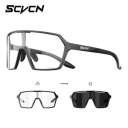 2026 SCVCN New Photochromic Sunglasses for Men Cycling Glasses UV400 Women Driving Glasses MTB Road Bike Sports Eyewear Running