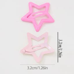 8/16/24/32 Pieces of Pink and Purple Lace-Trimmed Side Clips in Random Colors and Styles | Sweet Style – Valentine’s Day
