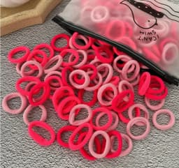 50/100Pcs Hair Bands for Children Colorful Nylon Scrunchie Hair Ties Rubber Band Kids Elastic Hair Leagues Girl Accessories