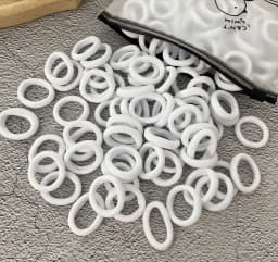 50/100Pcs Hair Bands for Children Colorful Nylon Scrunchie Hair Ties Rubber Band Kids Elastic Hair Leagues Girl Accessories