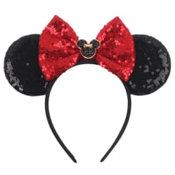 Cute New Mouse Ears Headband Kid Adult Festival Party Sequins 5"Bow Headband Women Baby Girl Party Hair Accessories