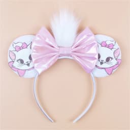 Cute New Mouse Ears Headband Kid Adult Festival Party Sequins 5"Bow Headband Women Baby Girl Party Hair Accessories
