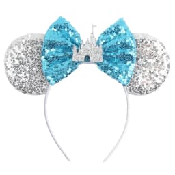 Cute New Mouse Ears Headband Kid Adult Festival Party Sequins 5"Bow Headband Women Baby Girl Party Hair Accessories