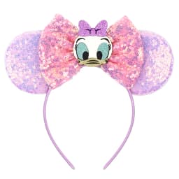 Cute New Mouse Ears Headband Kid Adult Festival Party Sequins 5"Bow Headband Women Baby Girl Party Hair Accessories