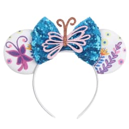 Cute New Mouse Ears Headband Kid Adult Festival Party Sequins 5"Bow Headband Women Baby Girl Party Hair Accessories