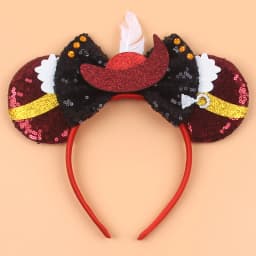 Cute New Mouse Ears Headband Kid Adult Festival Party Sequins 5"Bow Headband Women Baby Girl Party Hair Accessories