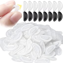 10/60pcs Glasses Nose Pads Adhesive Silicone Nose Pads Non-slip Transparent Nosepads for Glasses Eyeglasses Eyewear Accessories