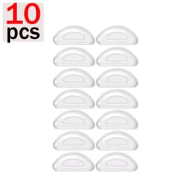 10/60pcs Glasses Nose Pads Adhesive Silicone Nose Pads Non-slip Transparent Nosepads for Glasses Eyeglasses Eyewear Accessories