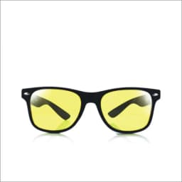 Unisex Square Yellow Lenses Night-Vision Glasses Driving Glasses Men Women Windproof Driving Goggle Sunglasses for Male Women
