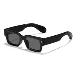 Unisex Retro Square Sunglasses Classic UV Protection Plastic Frame Shades Eyewear Outdoor Travel Driving Sun Glasses UV400