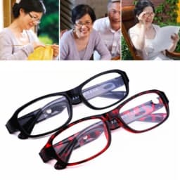 Magnetic Therapy Reading Glasses +4.5 +5.0 +5.5 +6.0 Presbyopic Eyeglasses Magnifying Rectangle Eyewear For Men Women Black/Red