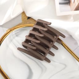 AWAYTR 11 Colors Double Sided Hair Clip Hair Comb For Women Frosted Toothed Non-slip Comb Black Ponytail Hairpin Hair Accessorie