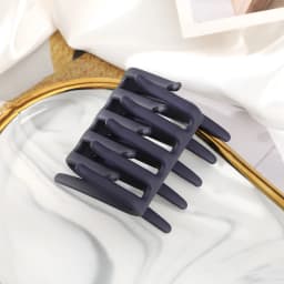 AWAYTR 11 Colors Double Sided Hair Clip Hair Comb For Women Frosted Toothed Non-slip Comb Black Ponytail Hairpin Hair Accessorie