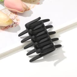 AWAYTR 11 Colors Double Sided Hair Clip Hair Comb For Women Frosted Toothed Non-slip Comb Black Ponytail Hairpin Hair Accessorie