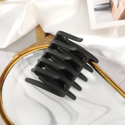 AWAYTR 11 Colors Double Sided Hair Clip Hair Comb For Women Frosted Toothed Non-slip Comb Black Ponytail Hairpin Hair Accessorie