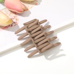 AWAYTR 11 Colors Double Sided Hair Clip Hair Comb For Women Frosted Toothed Non-slip Comb Black Ponytail Hairpin Hair Accessorie