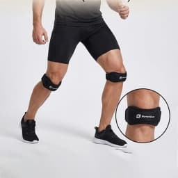 2Pcs Kyncilor Adjustable Patella Knee Bands, Breathable Soft Fabric Leg Straps for Cycling, Jogging, Fitness Training Outdoor Sp