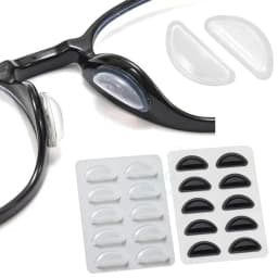 5/10 Pairs Super Sticky Anti Slip Eyeglass Nose Pads Soft Silicone Adhesive Glasses Nose Pad for Plastic Frame Glasses Parts