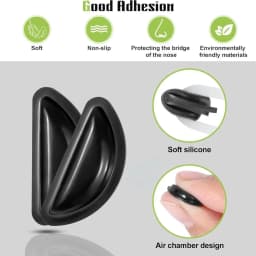 5/10 Pairs Super Sticky Anti Slip Eyeglass Nose Pads Soft Silicone Adhesive Glasses Nose Pad for Plastic Frame Glasses Parts